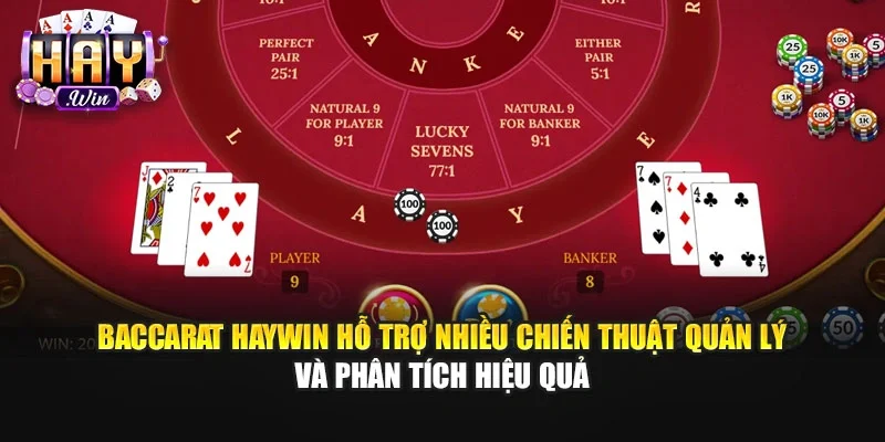 Baccarat Haywin hỗ trợ nhiều chiến thuật quản lý và phân tích hiệu quả