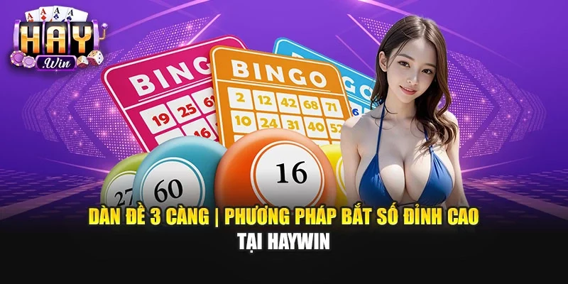 Dàn Đề 3 Càng | Phương Pháp Bắt Số Đỉnh Cao Tại Haywin