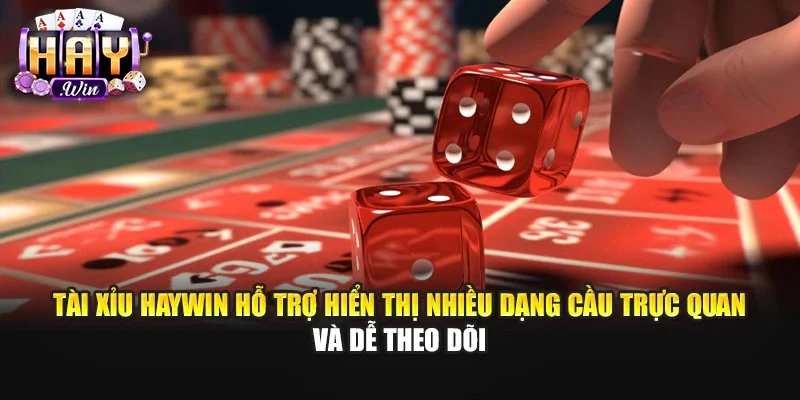 Tài xỉu Haywin hỗ trợ hiển thị nhiều dạng cầu trực quan và dễ theo dõi