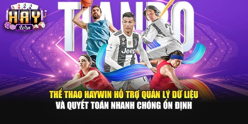 Thể thao Haywin hỗ trợ quản lý dữ liệu và quyết toán nhanh chóng ổn định