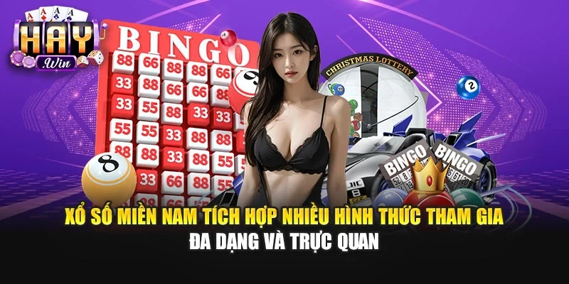 Xổ số miền Nam tích hợp nhiều hình thức tham gia đa dạng và trực quan