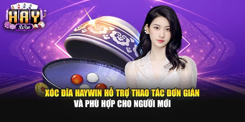 Xóc đĩa Haywin hỗ trợ thao tác đơn giản và phù hợp cho người mới